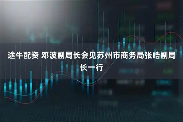 途牛配资 邓波副局长会见苏州市商务局张皓副局长一行
